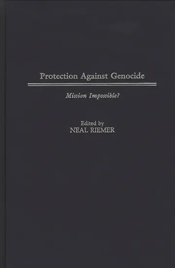 Cover of Protection Against Genocide