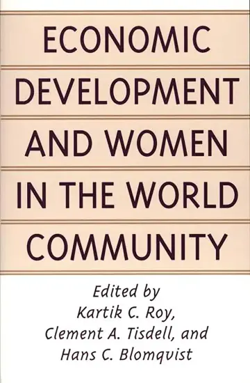 Cover of Economic Development and Women in the World Community
