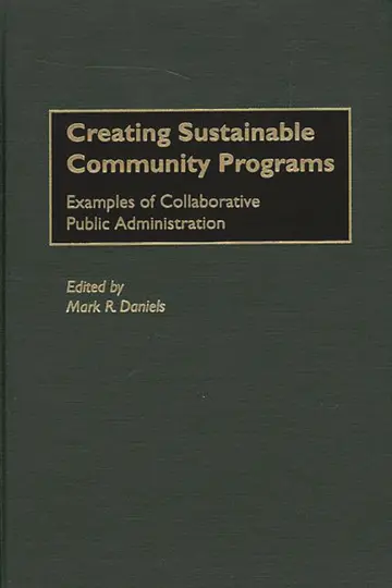 Cover of Creating Sustainable Community Programs