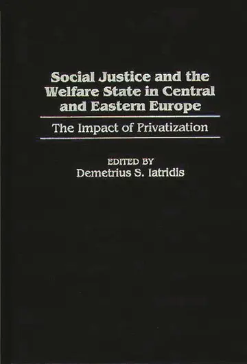 Cover of Social Justice and the Welfare State in Central and Eastern Europe