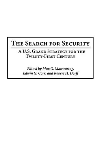 Cover of The Search for Security