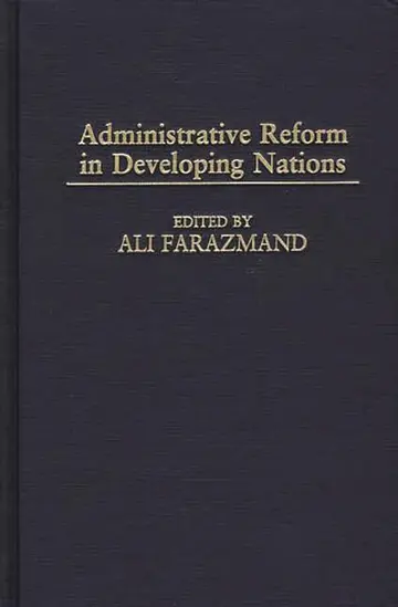 Cover of Administrative Reform in Developing Nations