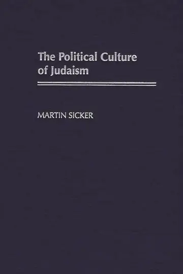 Cover of The Political Culture of Judaism