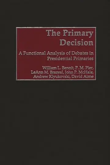 Cover of The Primary Decision