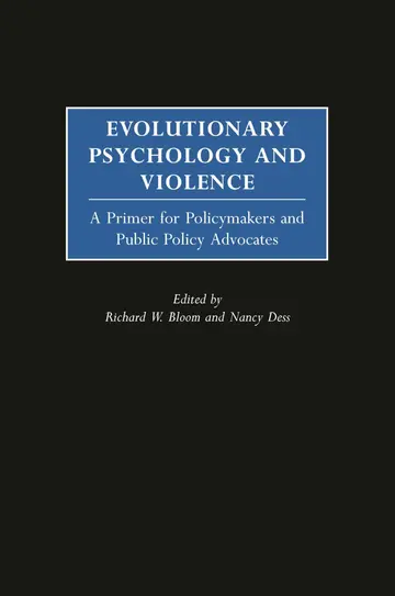 Cover of Evolutionary Psychology and Violence