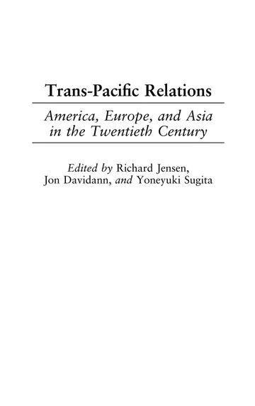 Cover of Trans-Pacific Relations