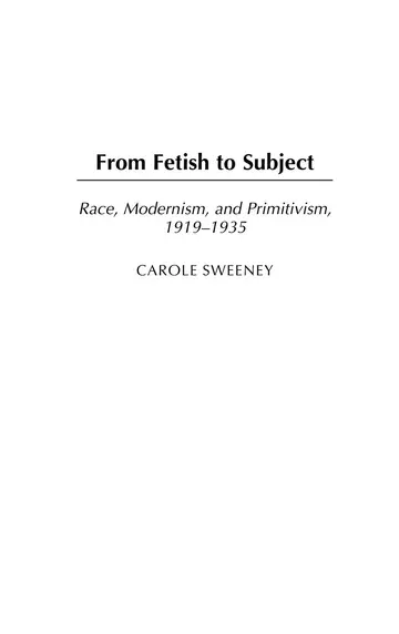 Cover of From Fetish to Subject