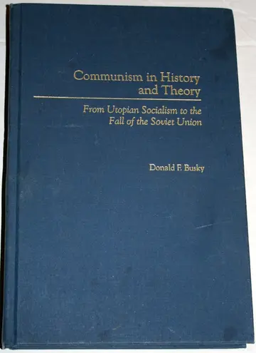 Cover of Communism in History and Theory