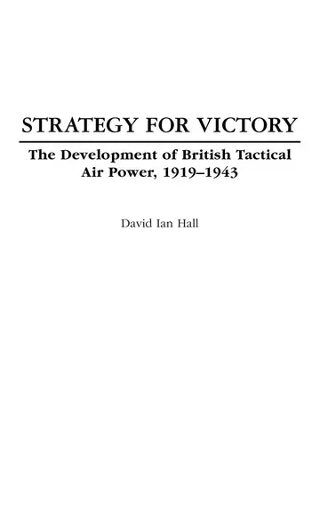 Cover of Strategy for Victory