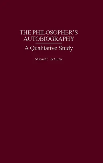 Cover of The Philosopher's Autobiography
