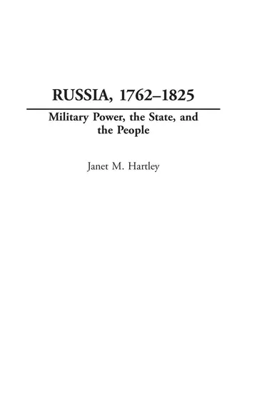 Cover of Russia, 1762-1825