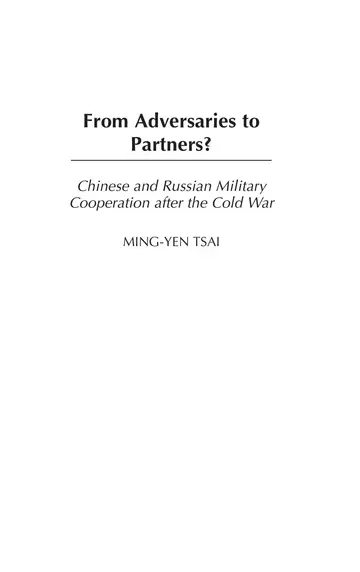 Cover of From Adversaries to Partners?