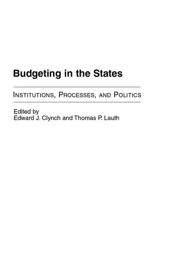 Cover of Budgeting in the States