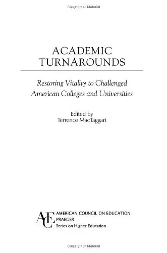 Cover of Academic Turnarounds