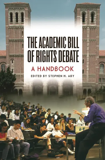 Cover of The Academic Bill of Rights Debate