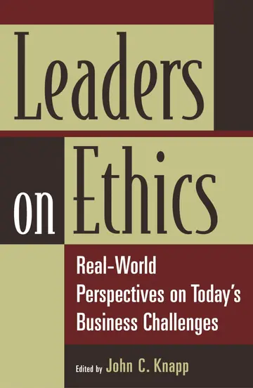 Cover of Leaders on Ethics
