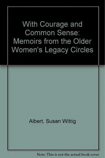 Cover of With Courage and Common Sense