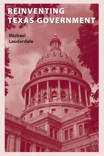 Cover of Reinventing Texas Government