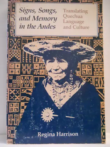 Cover of Signs, Songs, and Memory in the Andes