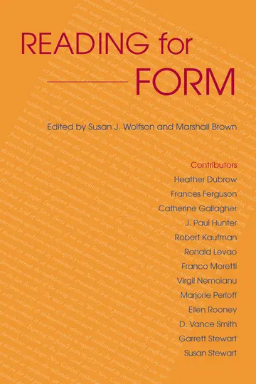 Cover of Reading for Form
