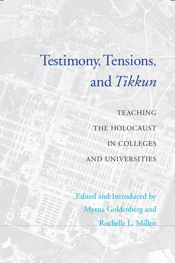 Cover of Testimony, Tensions, and Tikkun