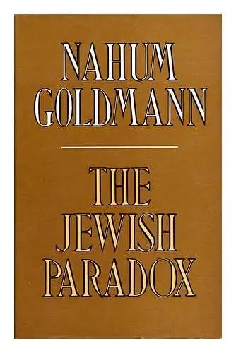 Cover of Jewish Paradox