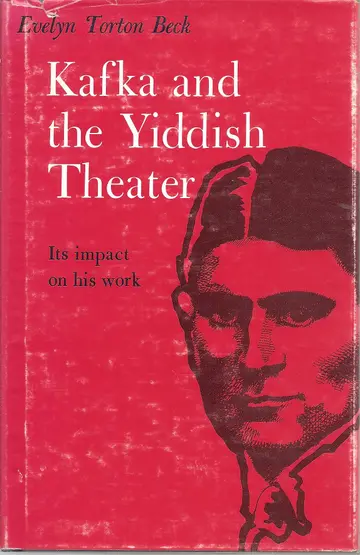 Cover of Kafka and the Yiddish Theater