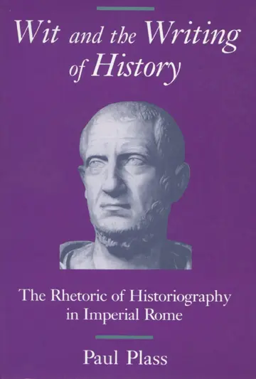 Cover of Wit and the Writing of History