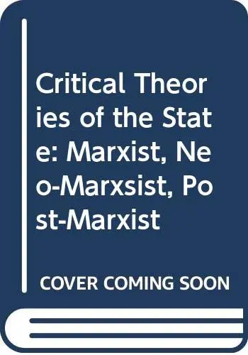 Cover of Critical Theories of the State