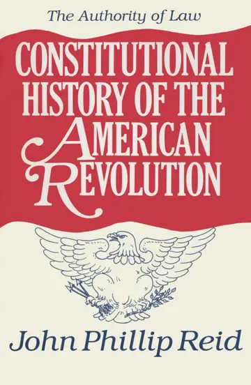 Cover of Constitutional History of the American Revolution, Volume IV