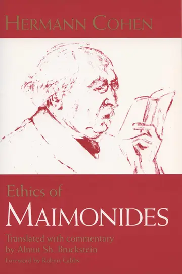 Cover of Ethics of Maiminides