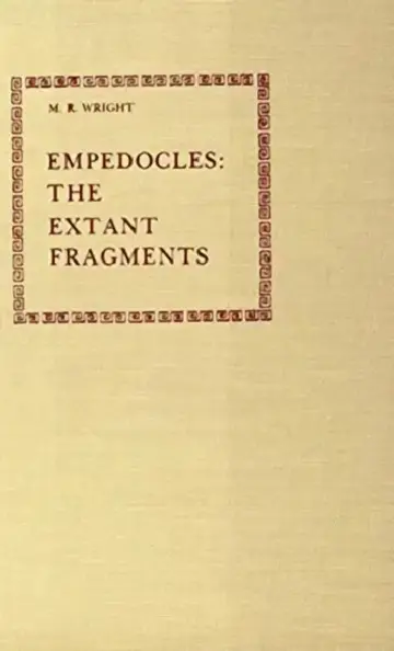 Cover of Empedocles