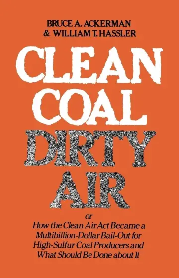Cover of Clean Coal/Dirty Air (Paper)