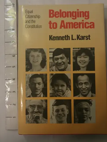 Cover of Belonging to America – Equal Citizenship & the Constitution