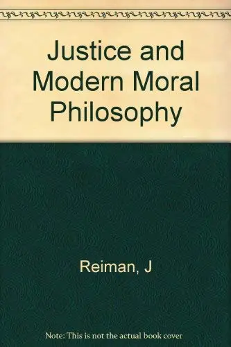 Cover of Justice & Modern Moral Philosophy
