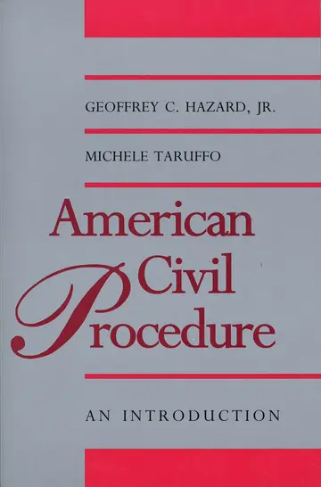 Cover of American Civil Procedure – An Introduction