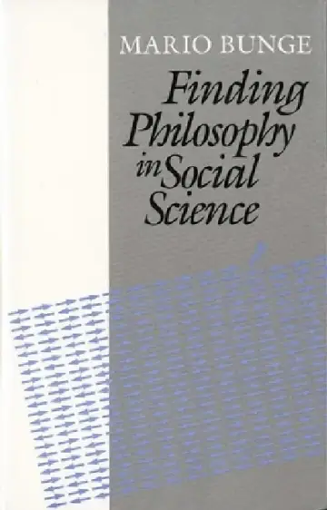 Cover of Finding Philosophy in Social Science