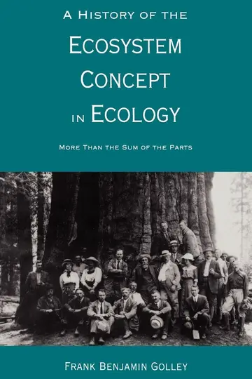 Cover of A History of the Ecosystem Concept in Ecology – More than the Sum of the Parts
