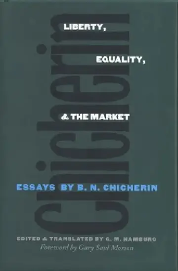 Cover of Liberty, Equality, and the Market