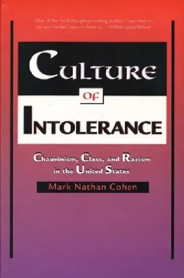 Cover of Culture of Intolerance
