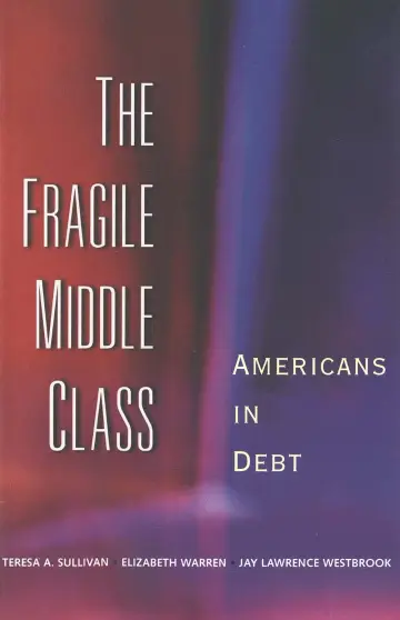 Cover of The Fragile Middle Classes – Americans in Debt