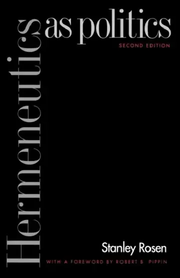 Cover of Hermeneutics as Politics