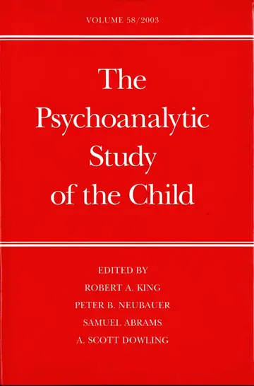 Cover of Psychoanalytic Study of the Child V58