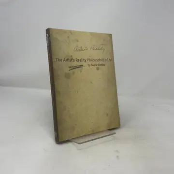Cover of The Artist's Reality