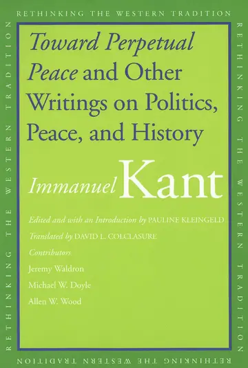 Cover of Toward Perpetual Peace and Other Writings on Politics, Peace, and History