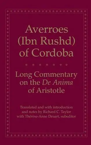 Cover of Long Commentary on the De Anima of Aristotle