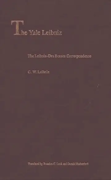 Cover of The Leibniz-Des Bosses Correspondence