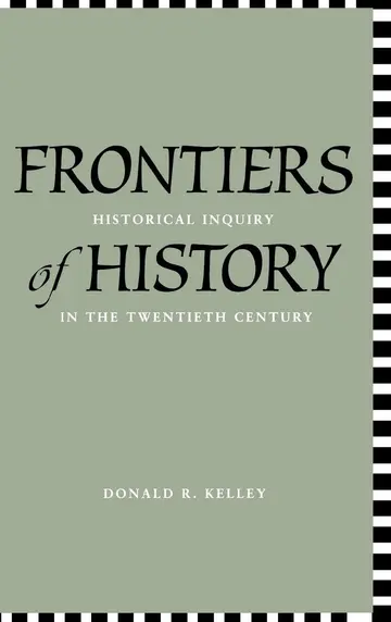 Cover of Frontiers of History
