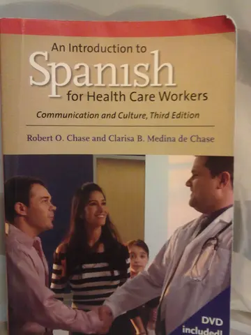Cover of An Introduction to Spanish for Health Care Workers – Communication and Culture 3e with free CD