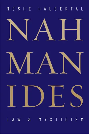 Cover of Nahmanides - Law and Mysticism
